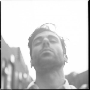 black and white self portrait Zach Hyan